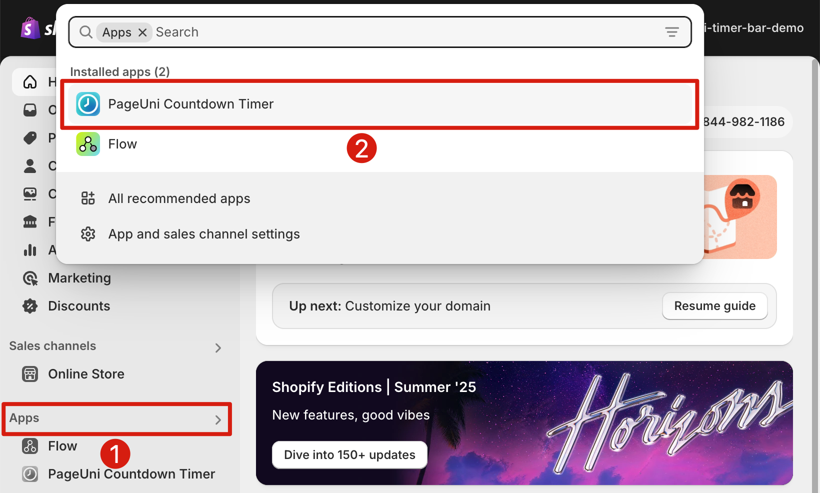 Access PageUni Countdown Timer