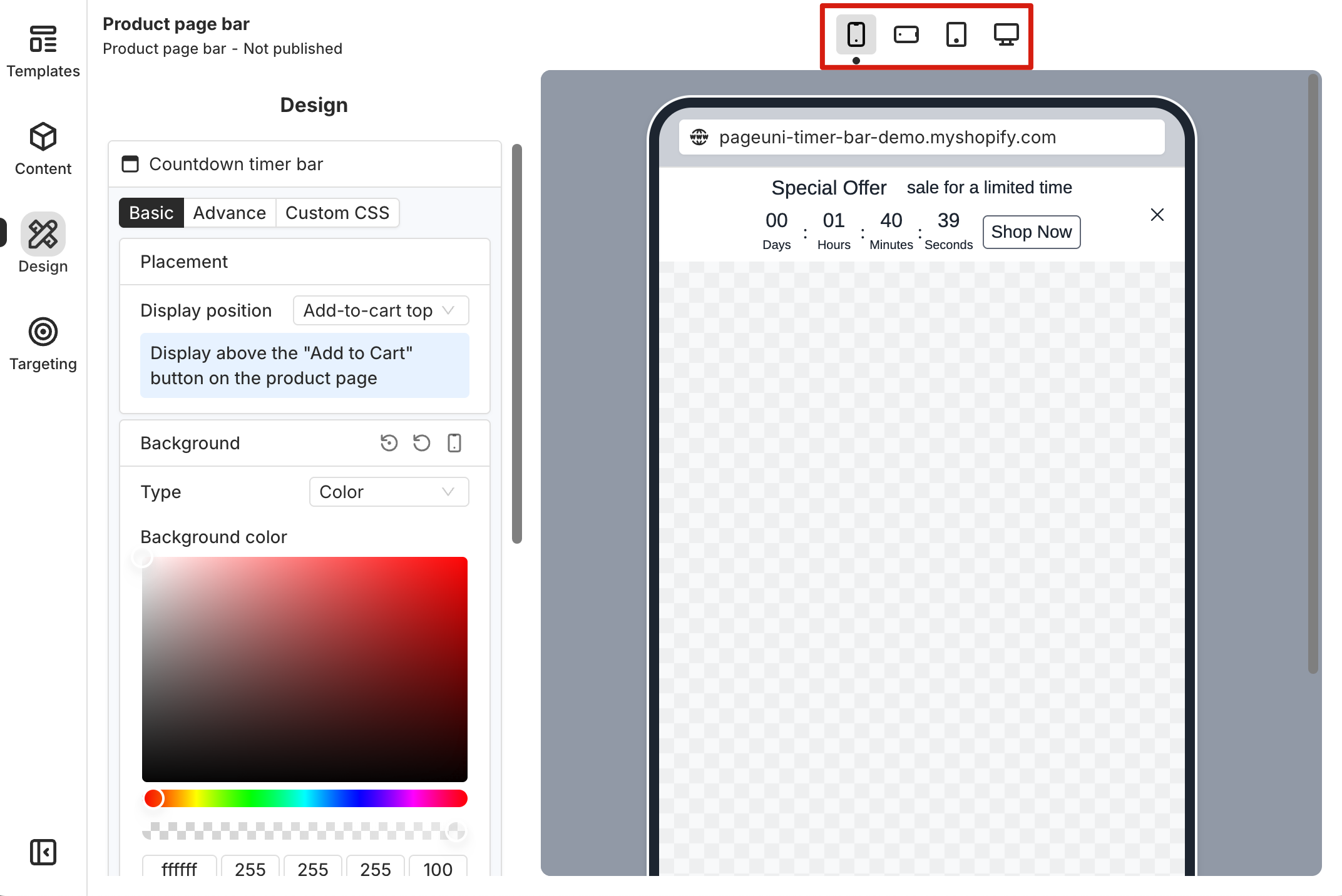 Responsive design