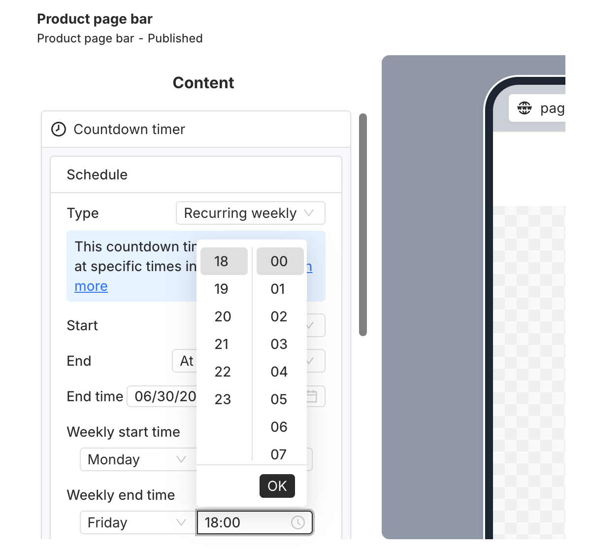 Time picker 3
