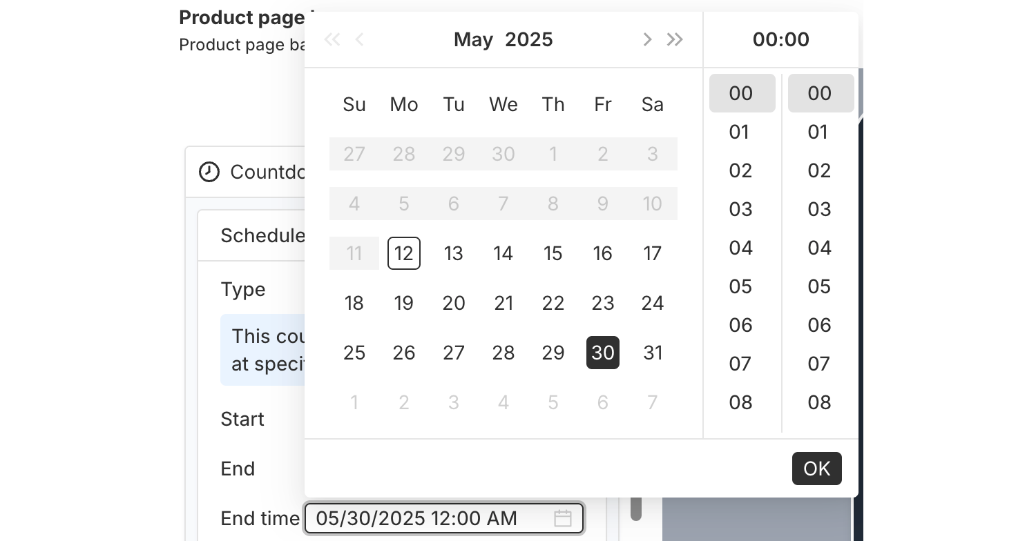 Time picker 1