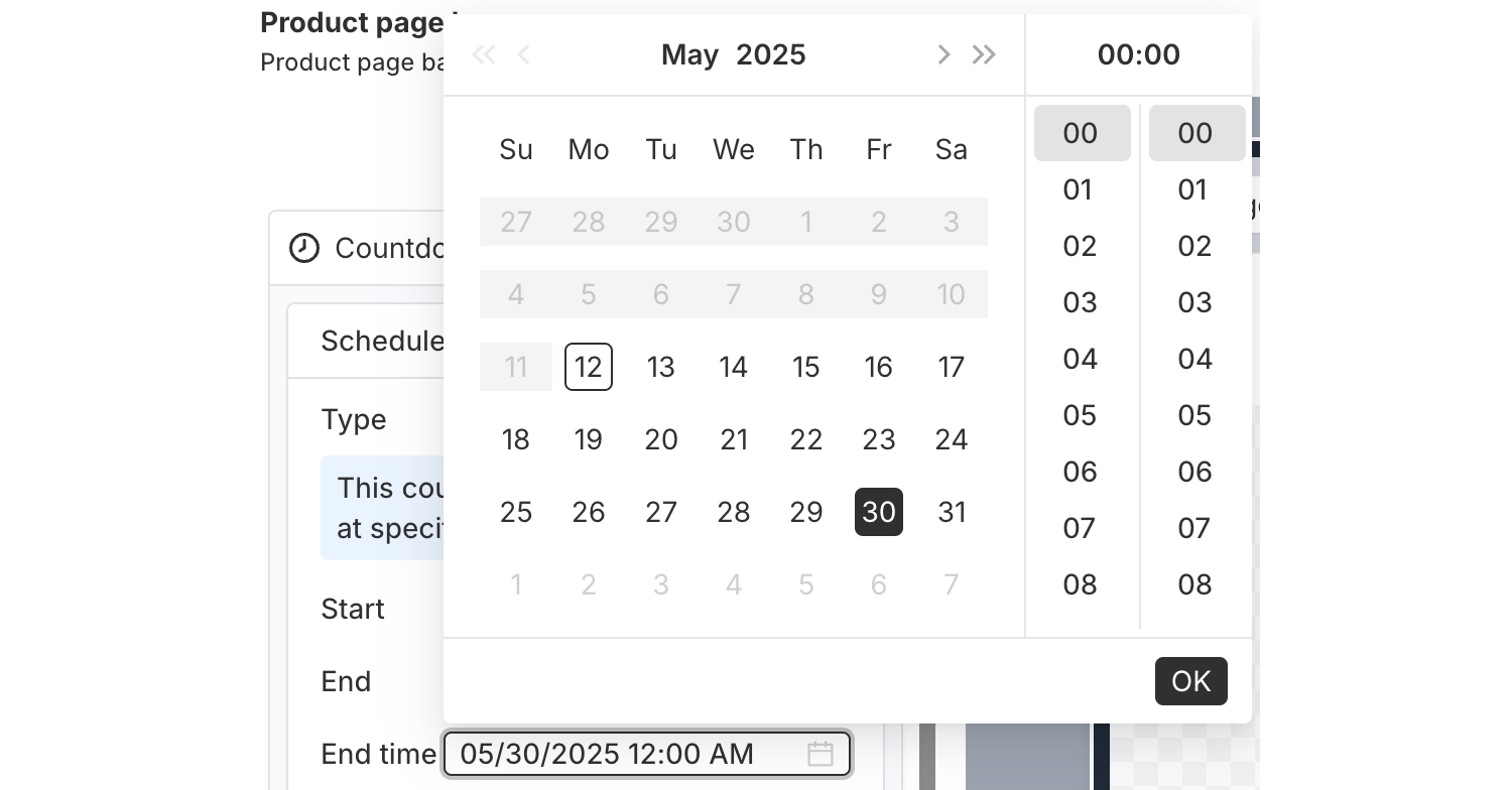 Time picker 1