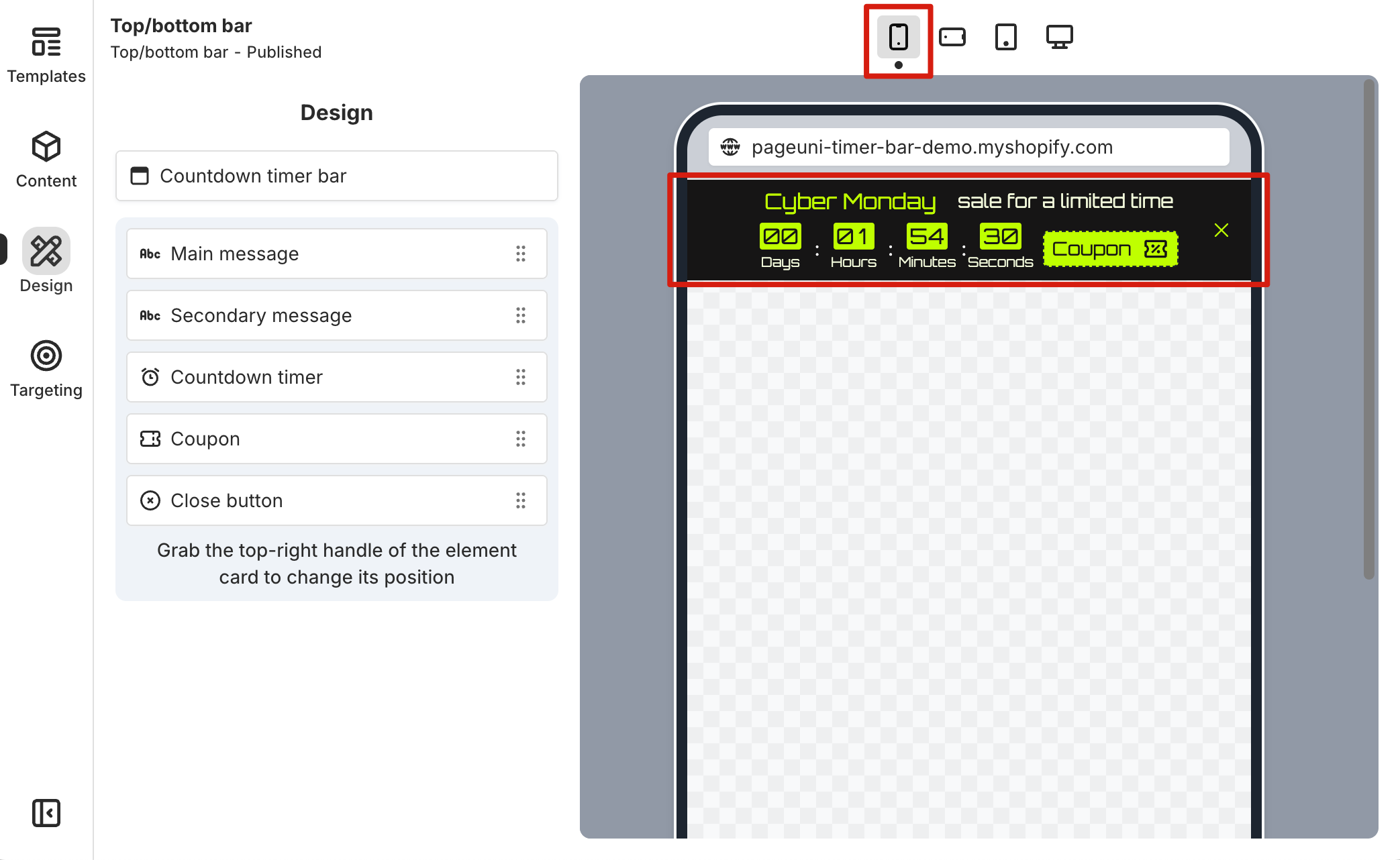 Small font sizes in mobile