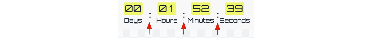 Timer unit gaps