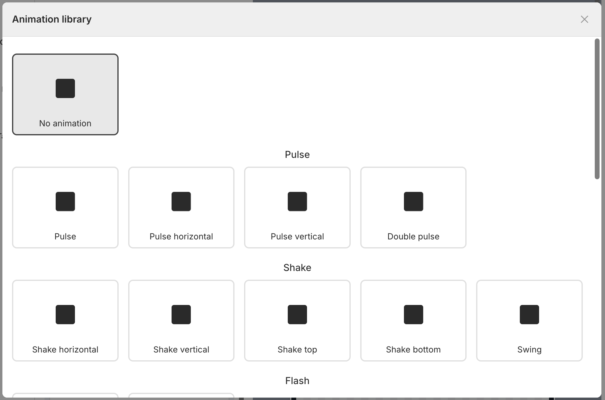 Animation library