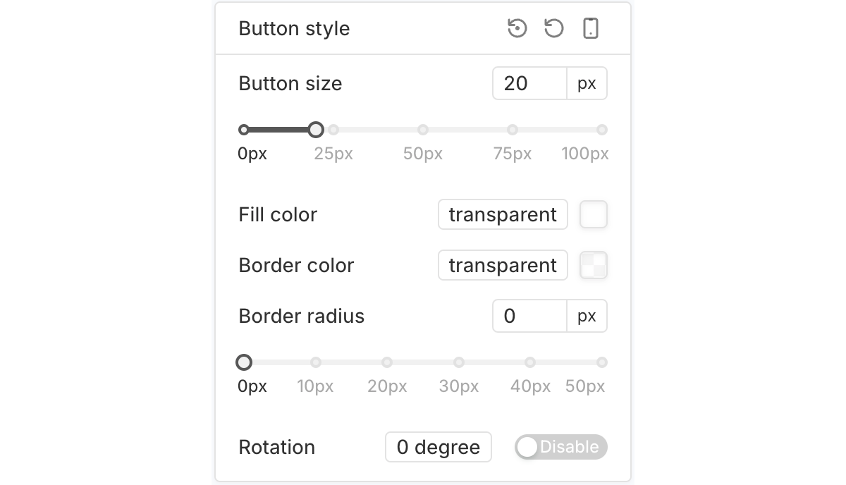Close button style