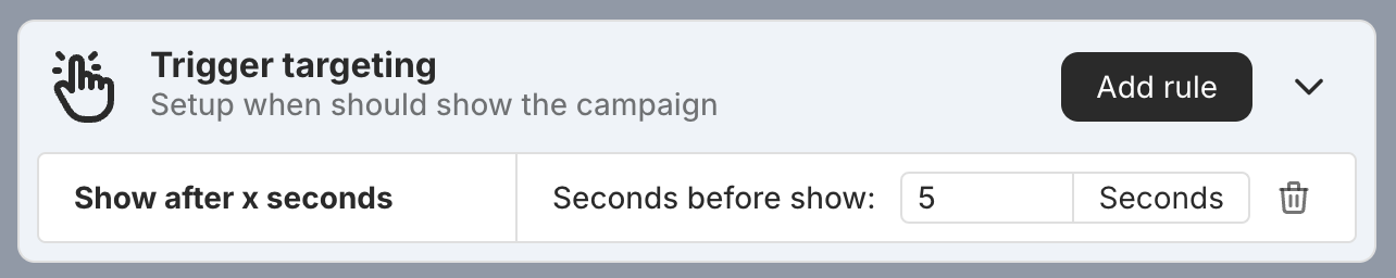 Show-after-x-seconds targeting