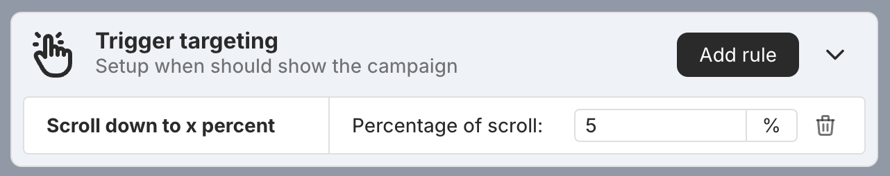 Scroll-down-to-x-percent targeting