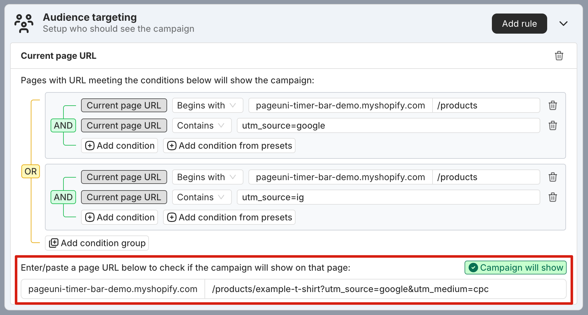 Check URL