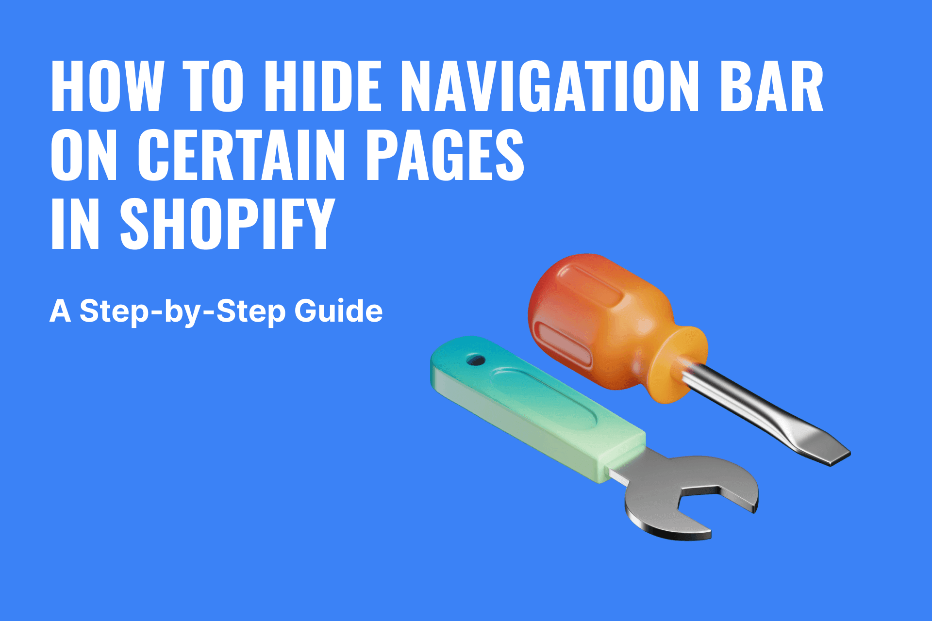 How to Hide Navigation Bar on Certain Pages in Shopify - A Step-by-Step Guide